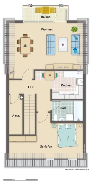 Wohnung 2 Wasserstraße 5 DG