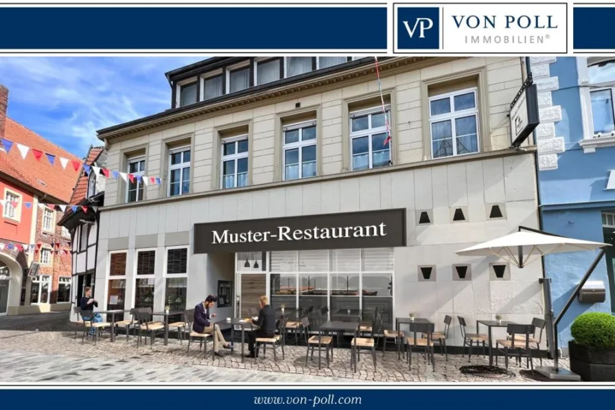 Titelbild Muster-Restaurant - Gastgewerbe/Hotel mieten in Warendorf - Ladenlokal in A-Lage - Profitieren Sie von der Fußgängerzone, nicht nur für die Gastronomie!