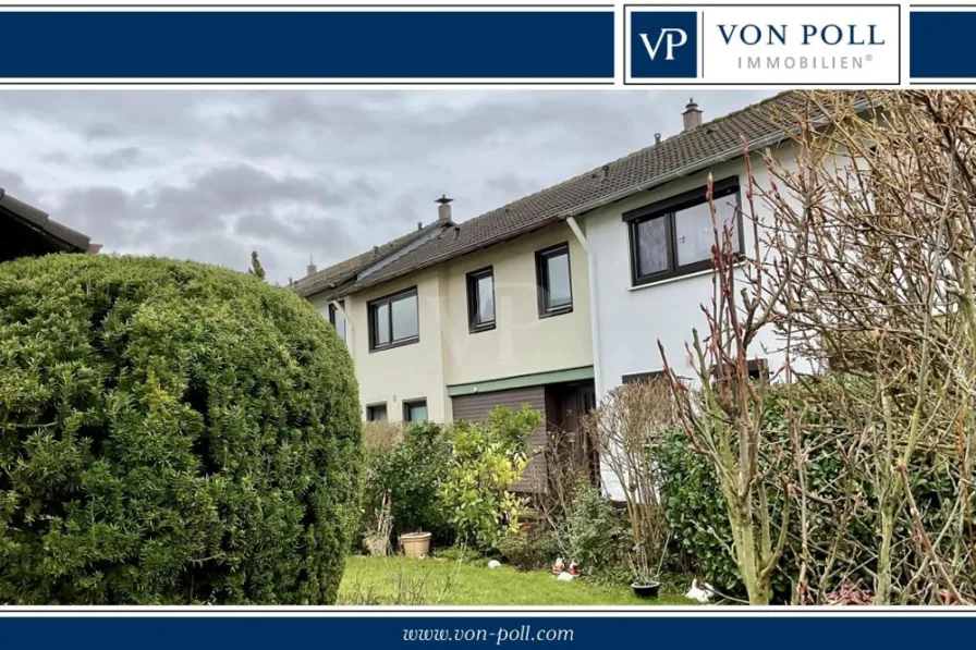 Hausansicht - Haus kaufen in Laatzen - Reihenhaus mit 10 m Hausbreite und ansprechendem Grundriss nahe der Leinemasch zu verkaufen!