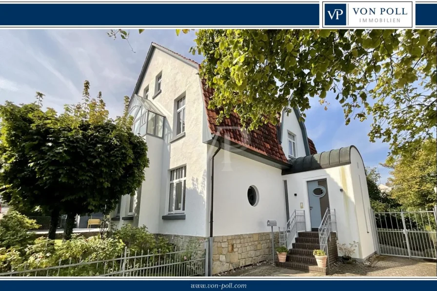 Hausansicht - Haus kaufen in Gehrden - Moderne trifft Klassik - Gründerzeit-Villa in bester Lage von Gehrden!