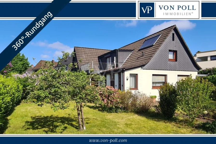 Haus mit Vorgarten - Haus kaufen in Hamburg - Jenfeld: Mehrgenerationenhaus in ruhiger Lage