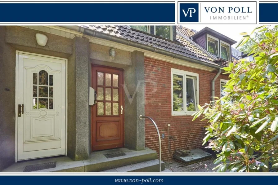 Titelbild - Haus kaufen in Hamburg - Niedliches Reihenhaus mit Garten zum Wohlfühlen