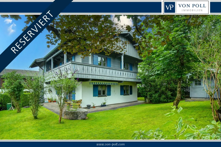 Titelbild - Haus kaufen in Reichersbeuern - Gemütliches Landhaus mit Wohlfühlambiente und großem Garten in Reichersbeuern nahe Tegernsee