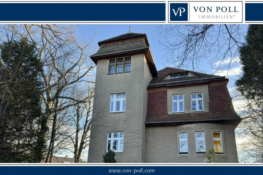Aussenansicht m VP Logo - Haus kaufen in Görlitz - Juwel in begehrter Lage