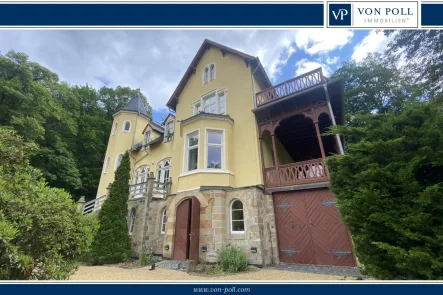  - Haus mieten in Oybin - Zitronenschlösschen mit Blick auf Hochwald und Oybin zur Miete