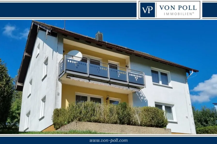 Südansicht - Haus kaufen in Berg bei Neumarkt in der Oberpfalz / OT - 1-2 Familienhaus mit Garage auf 1.800 m² Grd (2. Bauplatz möglich) in Berg-Mitterrohrenstadt
