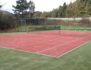 Tennisplatz Sommer