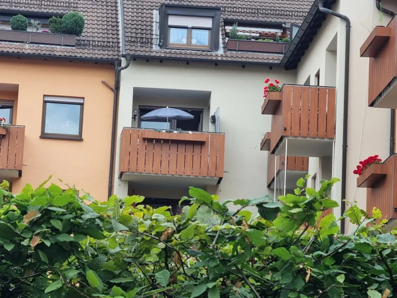 Ansicht Wohnung Gartenseite