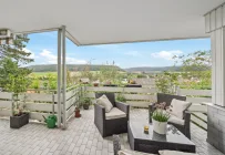 Balkon mit Blick ins Altmühltal