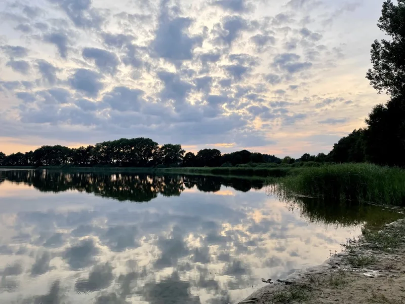 Abendstimmung - Gastgewerbe/Hotel kaufen in Siggelkow / Klein Pankow - Idyllischer Campingplatz mit eigenem Seezugang und Erweiterungspotential direkt im Naturschutzgebiet