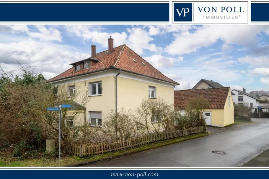 Titelbild - Haus kaufen in Detmold / Heidenoldendorf - Zwei/Dreifamilienhaus in Heidenoldendorf mit Potenzial!