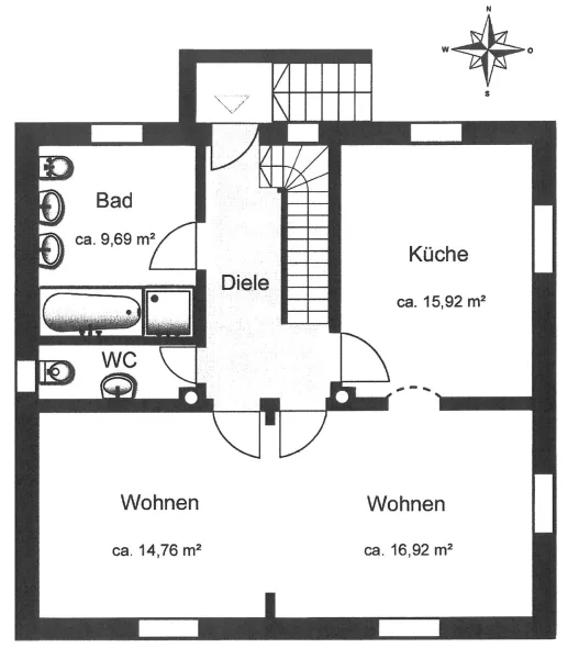 Grundriss Erdgeschoss