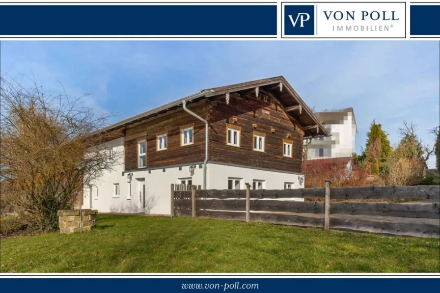 Titelbild - Haus kaufen in Pleiskirchen / Hilling - Träume auf dem Land: In purer Naturidylle trifft moderner Komfort auf ländlichen Charme