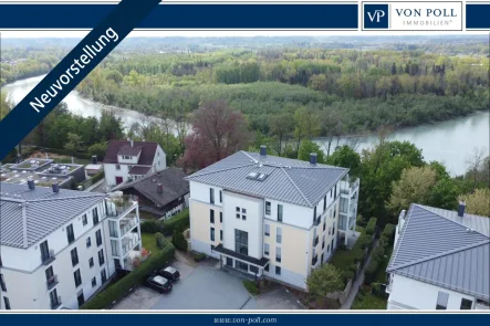 Titel  - Wohnung kaufen in Mühldorf am Inn - Exklusive Wohnung mit atemberaubendem Naturpanorama hoch über den Ufern des Inns
