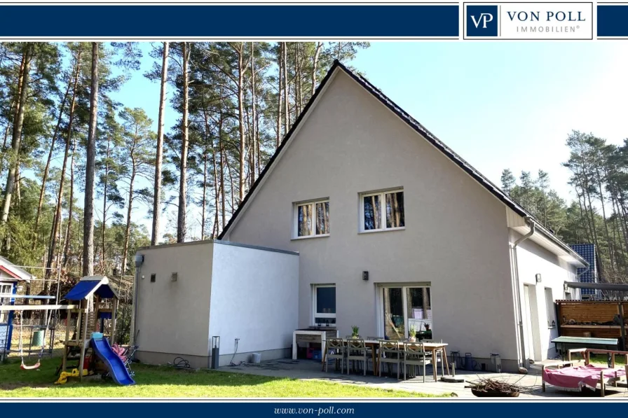  - Haus kaufen in Borkheide - Hochwertiges & energieeffizientes (A+) Zweifamilienhaus in traumhafter Waldlage *PROVISIONSFREI*