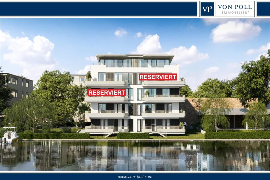  - Wohnung kaufen in Brandenburg an der Havel - OO NeuUfer 10 moderne Eigentumswohnungen mit Wasserblick und Balkon