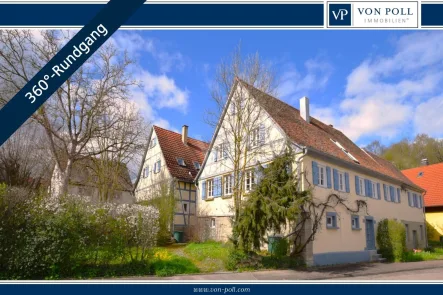 Titelbild - Haus kaufen in Rosengarten-Westheim - Vollständig saniertes Ensemble auf großzügigem Grundstück mit vielseitigen Möglichkeiten