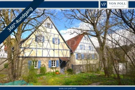 Titelbild - Haus kaufen in Rosengarten-Westheim - Vollständig saniertes Ensemble auf großzügigem Grundstück mit vielseitigen Möglichkeiten