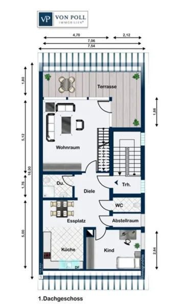 Grundriss - 1. Dachgeschoss