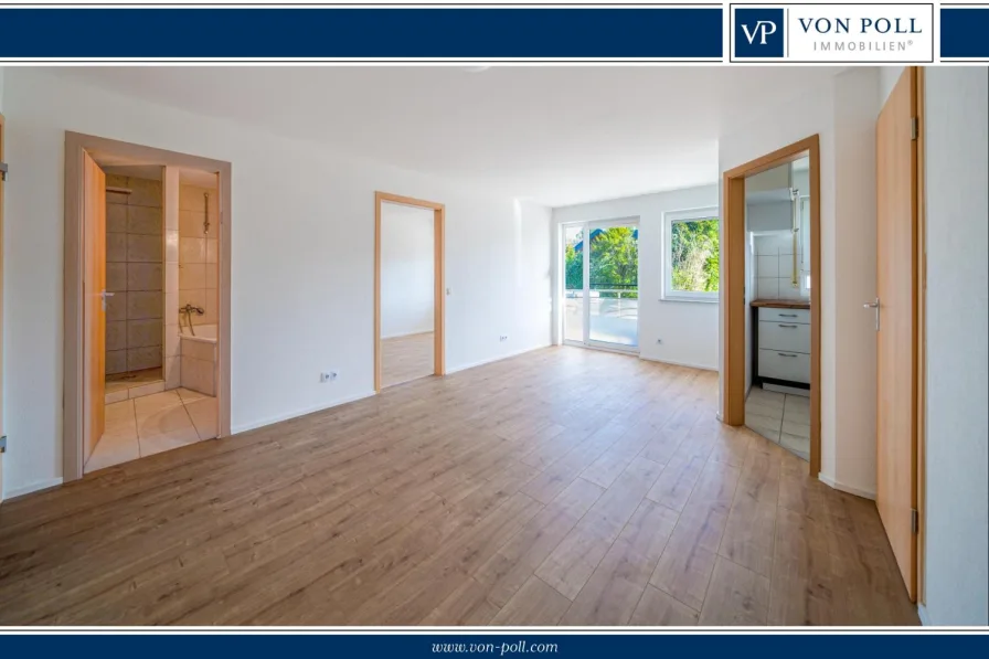 Titelbild - Wohnung kaufen in Herrenberg - Gepflegte 2 Zimmer Wohnung mit Balkon im schönen Ehbühl in Herrenberg - ideal für Kapitalanleger