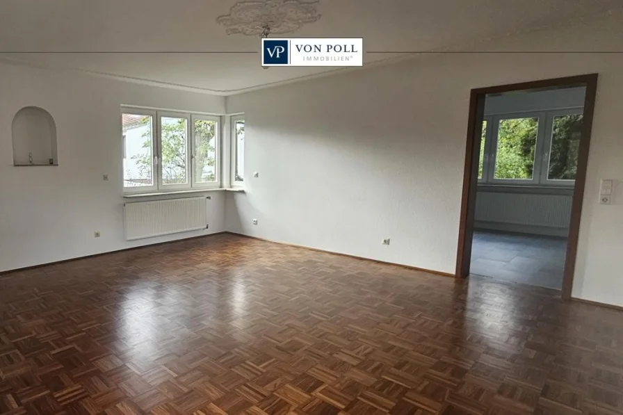 Wohnzimmer - Wohnung mieten in Böblingen - Attraktive EG-Wohnung mit Gartenanteil