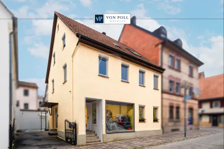 Außenansicht - Haus kaufen in Leonberg - Wohn- und Geschäftshaus in der Nähe des Leonberger Marktplatzes