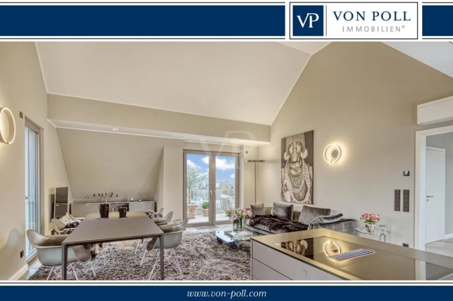 Wohnen - Wohnung kaufen in Bad Godesberg-Muffendorf - Luxuriöse Penthouse-Wohnung mit Panoramablick