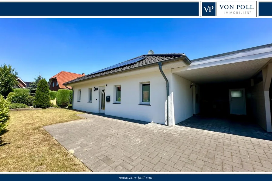 Titelbild - Haus kaufen in Fürstenau - Moderner, energieeffizienter Bungalow in Fürstenau/ Schwagstorf