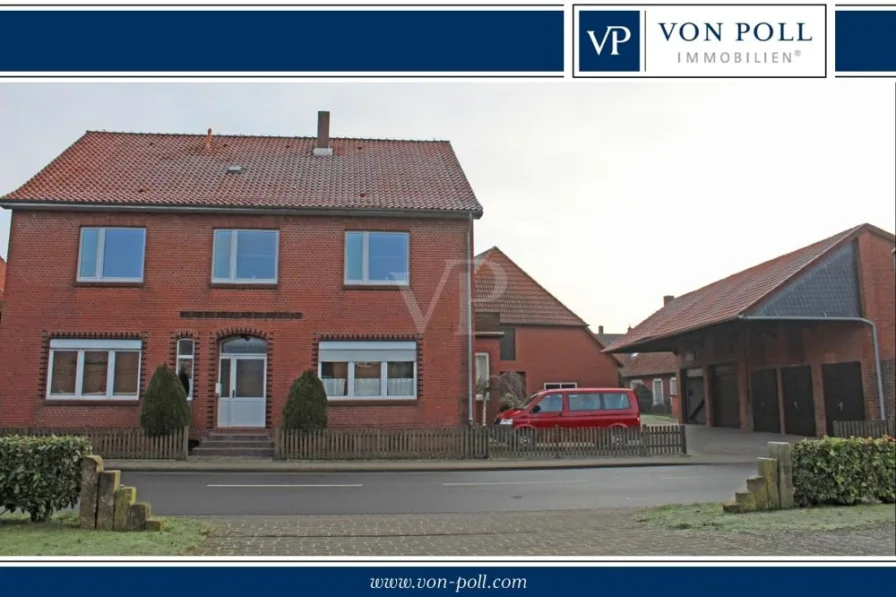  - Haus kaufen in Neustadt am Rübenberge / Empede - Zweifamilienhaus mit großen Nebengebäuden in Top-Zustand