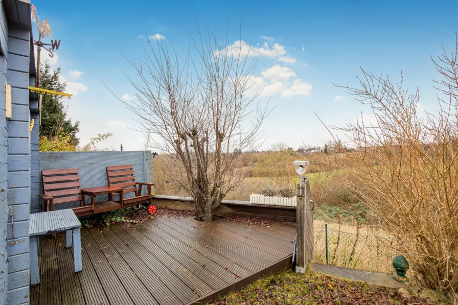 Zweite Terrasse mit Blick