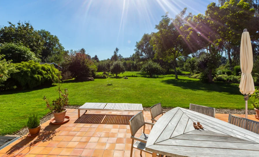 Blick von der Terrasse 