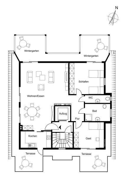 Wohnungsgrundriss