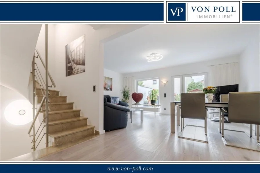 Titelbild - Haus kaufen in Bad Homburg vor der Höhe - VON POLL - BAD HOMBURG: Mitten im Leben - modernes Reihenhaus in Ober-Eschbach