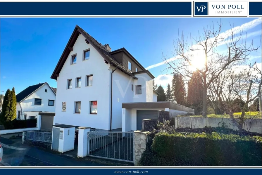 Titelbild - Haus kaufen in Bad Homburg - VON POLL - BAD HOMBURG: Gepflegtes Dreifamilienhaus mit großzügigem Grundstück