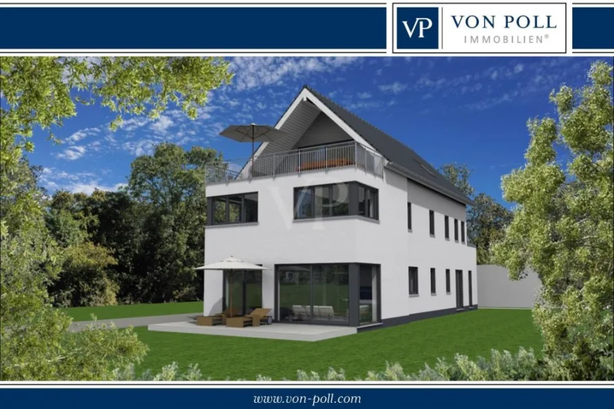 Titelbild - Haus kaufen in Oberursel - VON POLL - OBERURSEL: Neubau-Erstbezug Einfamilienhaus mit über 240 m² Wohnfläche