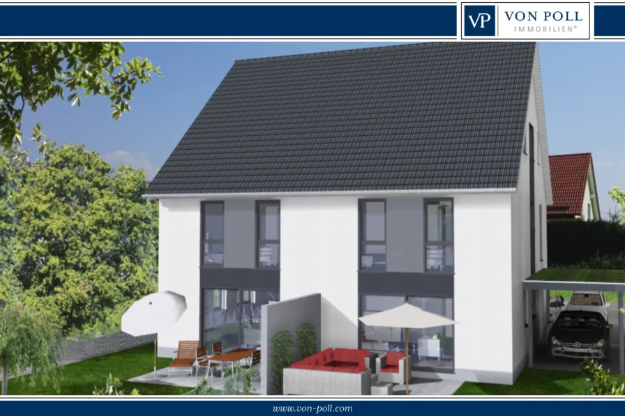 Titelbild - Haus kaufen in Oberursel - VON POLL - OBERURSEL: Neubau Erstbezug - nur noch ein Haus verfügbar