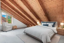 Schlafzimmer II im DG (Einrichtungsbeispiel)