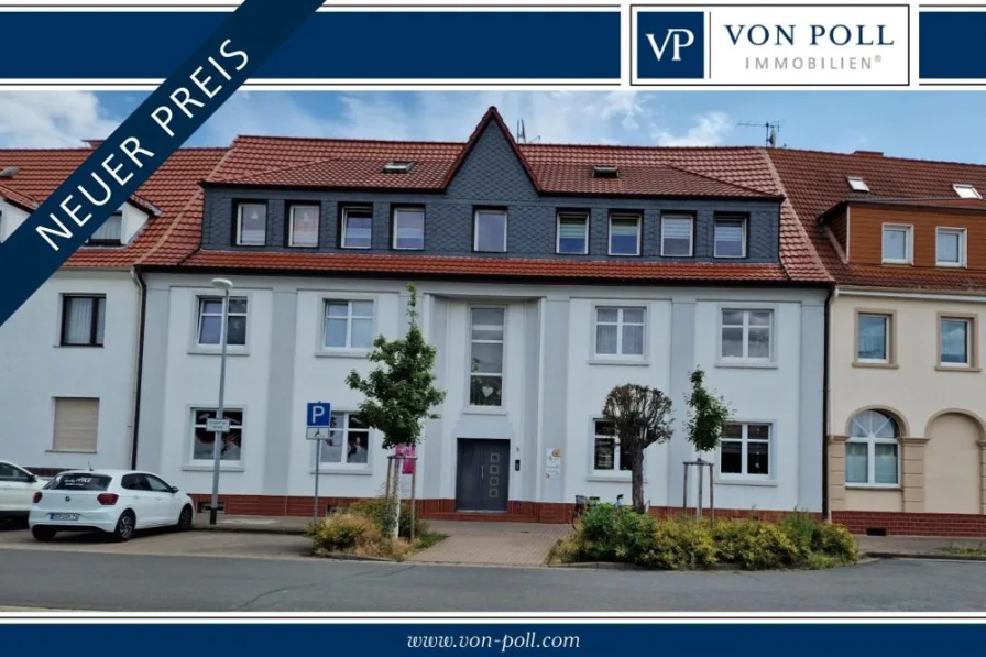 - Haus kaufen in Nordhausen / Salza - Gepflegte Kapitalanlage als traditionell erbautes, mehrgeschossiges Wohn- und Geschäftshaus mit ca. 478 m² NF (2 GE + 5 WE) in Nordhausen - Salza