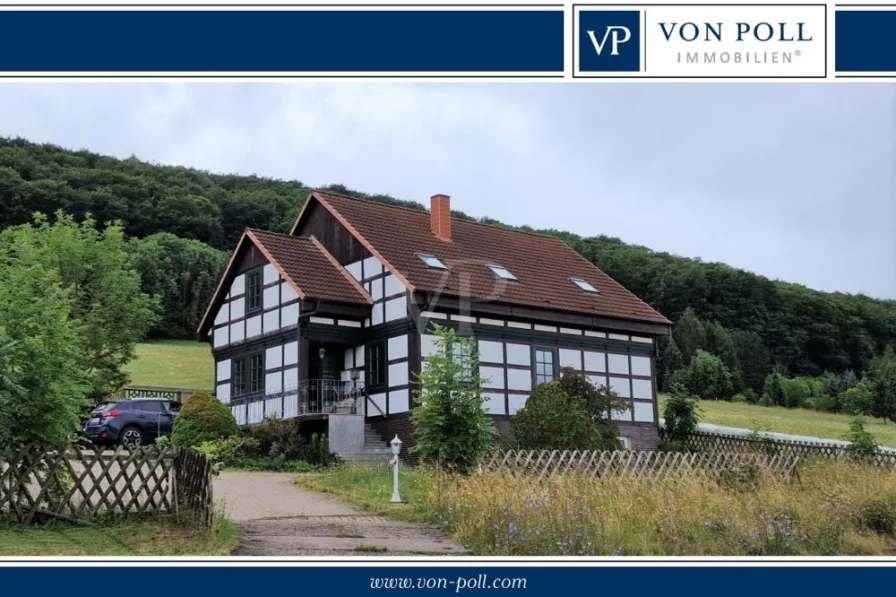  - Haus kaufen in Großlohra - Wunderschönes freistehendesFachwerkhaus mit Brockenblick inGroßlohra