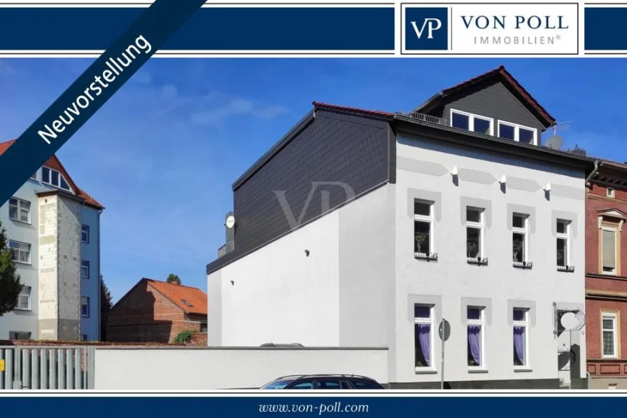  - Haus kaufen in Nordhausen - Charmante Rarität als Kapitalanlage in begehrter, ruhiger Stadtlage Nordhausen