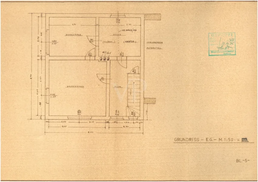 EG Haupthaus Neu 1975