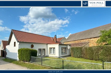 Titel - Haus kaufen in Oppelhain - kleines Einfamilienhaus in ländlicher Idylle mit Nebenhaus und Scheune sowie großem Ausbaupotential