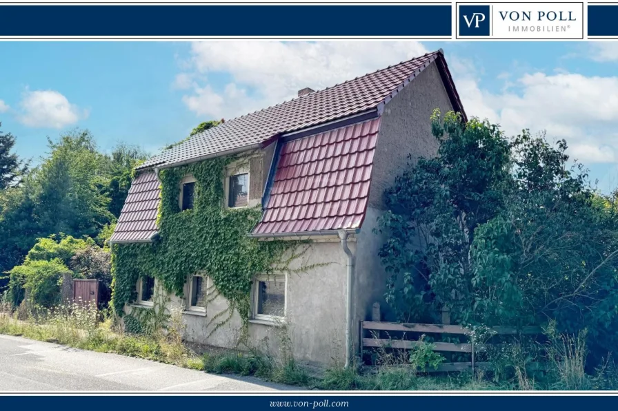 Titel - Haus kaufen in Uebigau-Wahrenbrück / Rothstein - Einfamilienhaus mit großem Garten und Scheune in ländlicher Umgebung