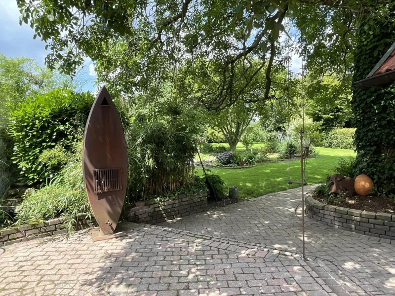 Terrasse mit Blick Garten