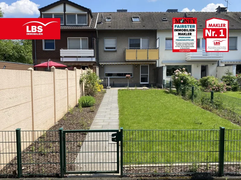 Gartenansicht - Haus kaufen in Duisburg - "Familiennest" mit Garage in einer familienfreundlichen Wohnlage