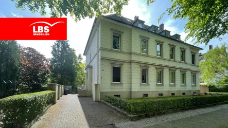 Außenansicht - Wohnung mieten in Krefeld - 2-Zimmer Wohnung mit Balkon in einem gepflegten Stadthaus