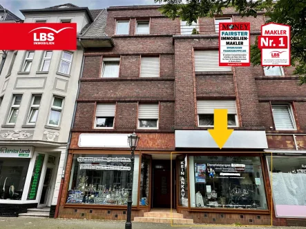 Front 2 - Laden/Einzelhandel mieten in Viersen - Ladenlokal mit Lager und Garage in der Viersener Südstadt!