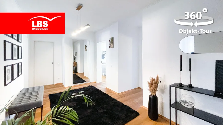 Flur - Wohnung kaufen in Düsseldorf - Traumhafte 3 Zimmer Wohnung mit Balkon!