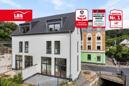 Hausansicht_Rückseite - Haus kaufen in Velbert - Moderne Architektur - Ihr Wohntraum kann bald Wirklichkeit werden!