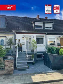 Frontansicht - Haus kaufen in Düsseldorf - Leistbares Familiennest!